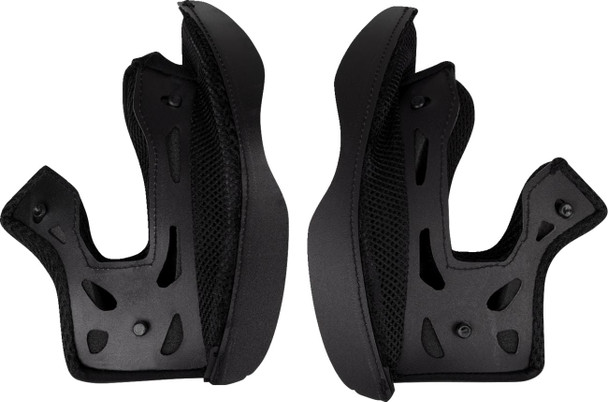  MOOSE RACING Air Intake Cheek Pads - Black - XS 0134-3195 