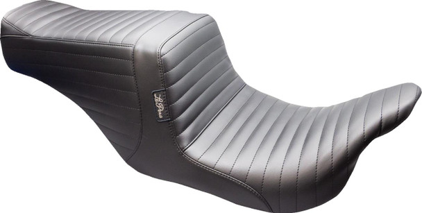 LE PERA Le Pera Tailwhip Up Front Seat Pleated Black FLHX 2008-2024 LKU-587PT 