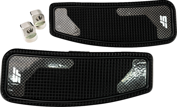 SLYFOX Mini Driver Floorboards - Black Anodized - Touring SF-906-00-1