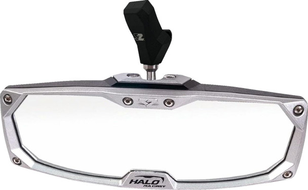  SEIZMIK Mirror - Halo R - Rear View - Rectangle - Black w/Silver Bezel - Each - CF Moto 56-18033 