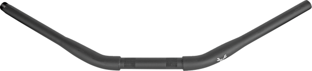 BURLY BRAND Handlebar - Drag - 0" - TBW - Matte Black B12-4501TB