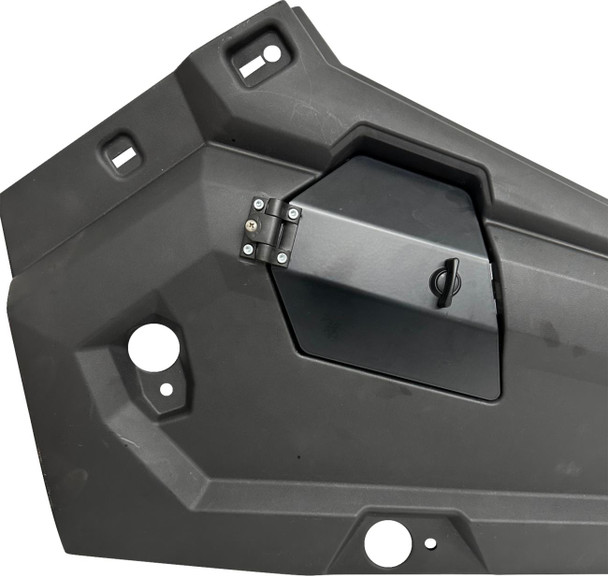  RIVCO PRODUCTS Fuel Door - Black - Polaris RZR087 