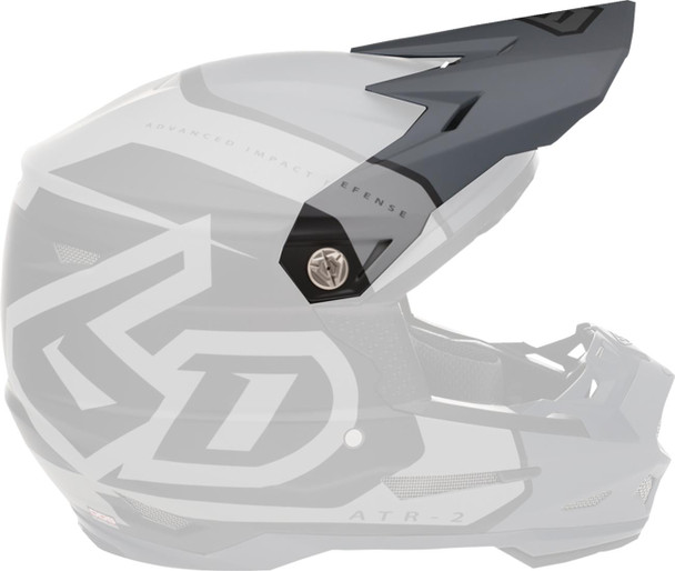  6D HELMETS ATR-2 Visor - Torque - Charcoal 72-6112 