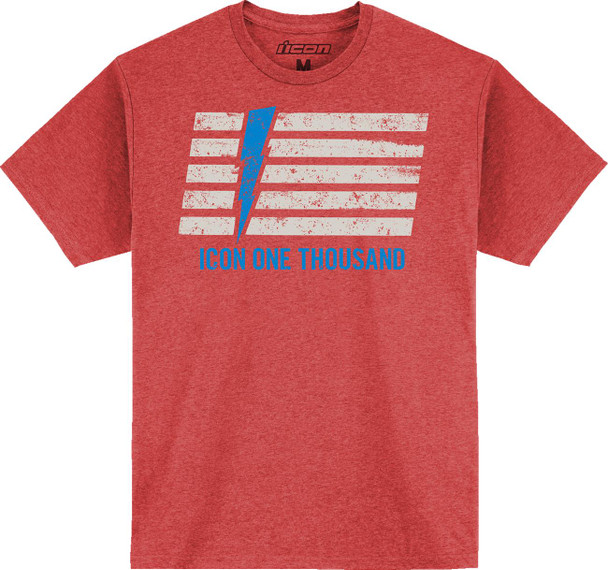  ICON Invasion Stripe* T-Shirt - Red - Medium 3030-23485 