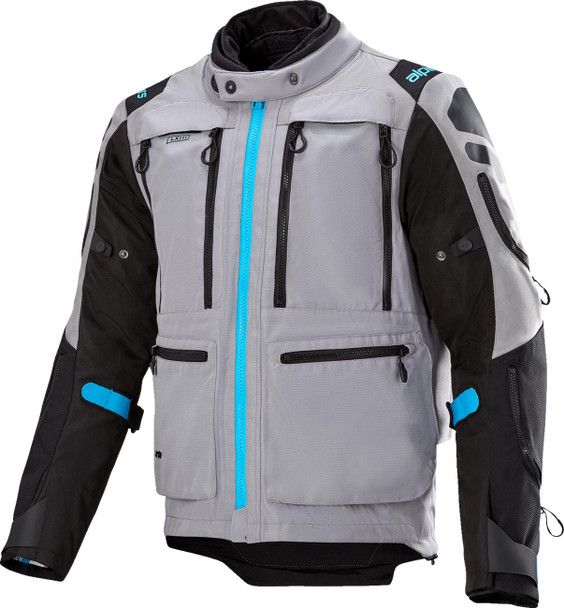  ALPINESTARS Ardent 3in1 Adventure Touring Jacket - Gray/Black/Blue - Large 3204423-9117-L 