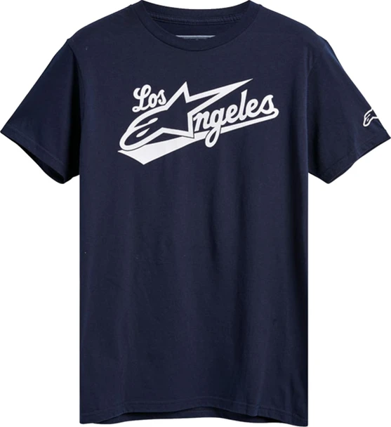  ALPINESTARS Los Angeles T-Shirt - Navy - Large 12337222070L 