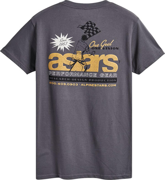  ALPINESTARS Flagged T-Shirt - Charcoal - Medium 12337215018M 
