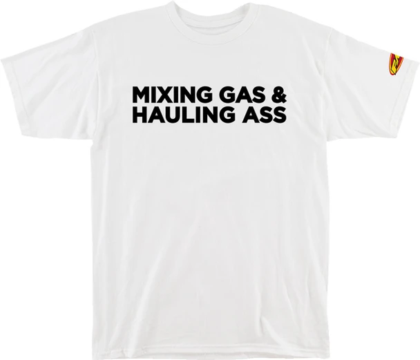 FMF Gass T-Shirt - White - Large FA21118915WHTLG 