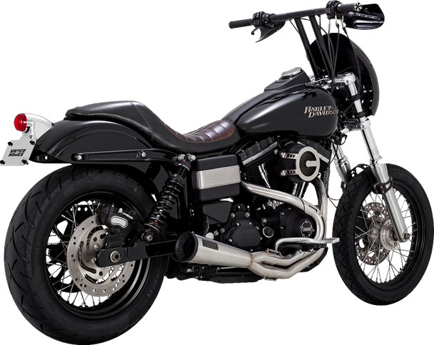 VANCE & HINES 2-into-1 Upsweep Exhaust System - Brushed 27635