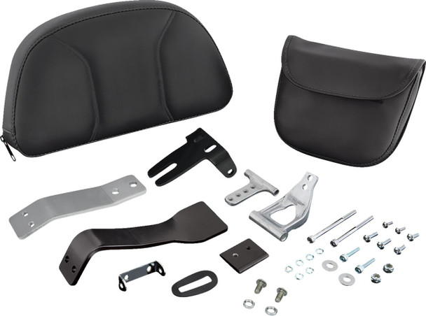  SHOW CHROME Grande Backrest - Driver - Black - Can-Am RT '10-'19 41-168AG 