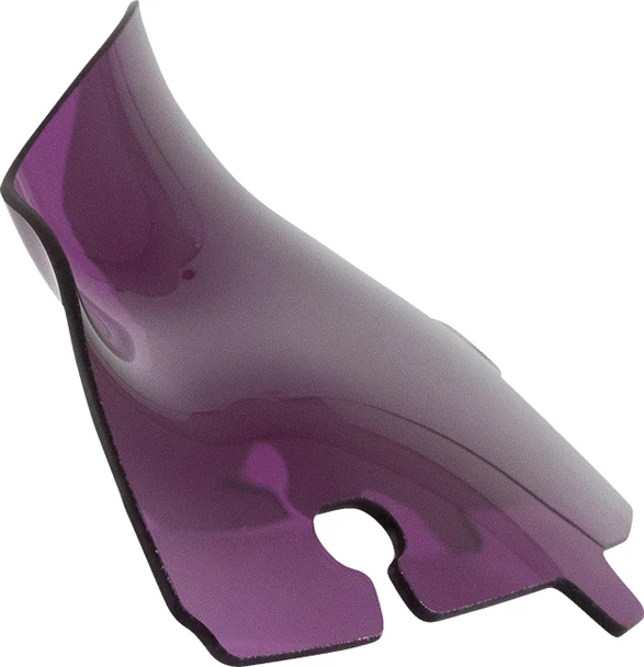  KLOCK WERKS Kolor Flare* Sport Windshield - 4" - Purple - FLH KWW-01-0680 