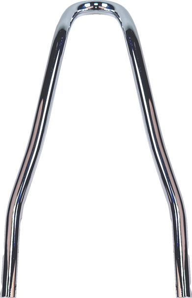 DRAG SPECIALTIES Round Tapered Sissy Bar - Black - 13"H x 6.69"W X08-0046CR