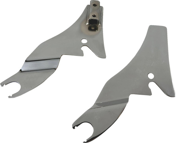  DRAG SPECIALTIES Quick Release Side Plates - Chrome X08-0021C 