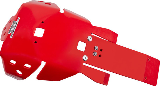  T.M. DESIGNWORKS Skid Plate - Red - Honda HOLG-470-RD 