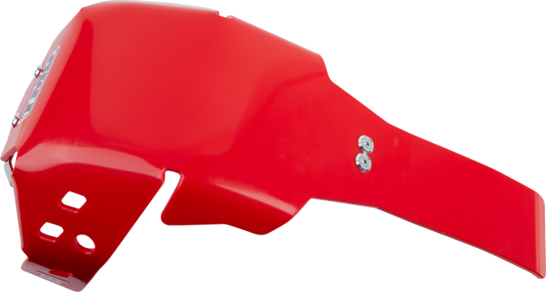 T.M. DESIGNWORKS Skid Plate - Red - CRF 450L/RL/X HOLG-465-RD
