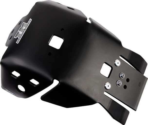  T.M. DESIGNWORKS Skid Plate - Black - Honda HOMC-470-BK 