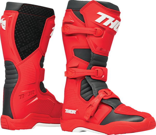  THOR Blitz XR Boots - Red/Charcoal - Size 13 3410-3115 