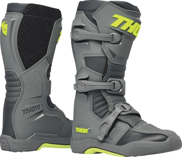  THOR Blitz XR Boots - Gray/Charcoal - Size 12 3410-3096 