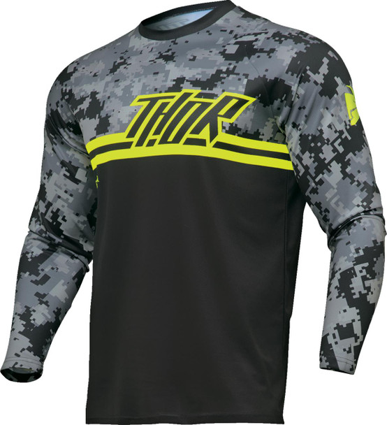  THOR Sector DIGI Jersey - Black/Camo - Small 2910-7566 