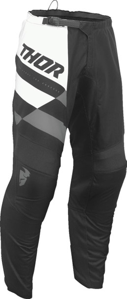  THOR Youth Sector Checker Pants - Black/Gray - US 24 2903-2424 