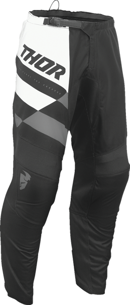THOR Youth Sector Checker Pants - Black/Gray - US 22 2903-2423