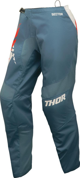  THOR Women's Sector Split Pants - Blue/White - 7/8 2902-0344 