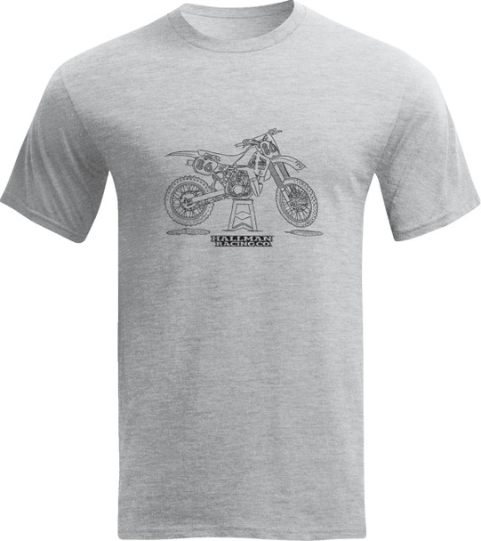  THOR Hallman 2 Smoker T-Shirt - Gray - Large 3030-23498 