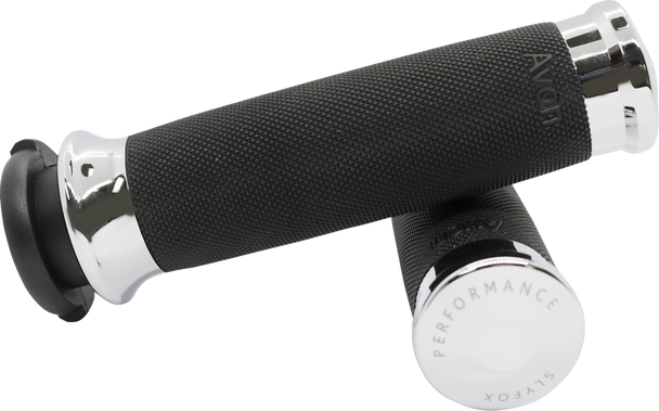 SLYFOX Grips - Cable - Chrome CC-85-CH-FOX