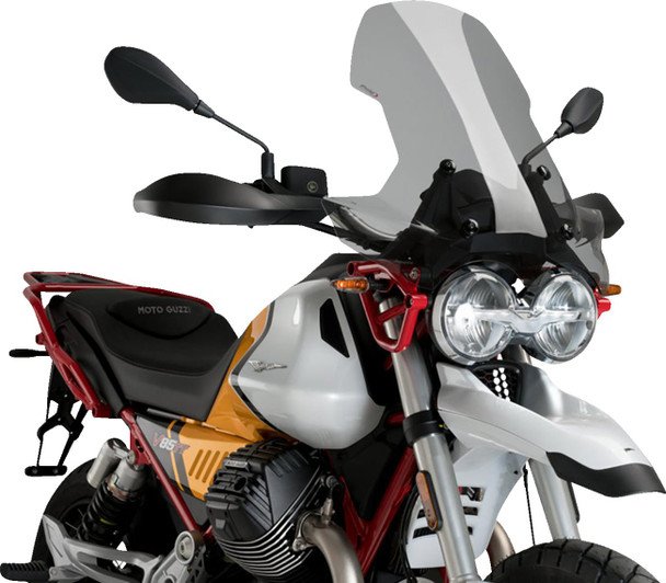 PUIG HI-TECH PARTS Touring Windscreen - 18-3/4" - Smoke - Moto Guzzi 21176H 
