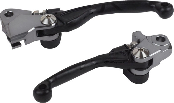  POLISPORT Pivot Unbreakable Lever Set - Black 8487200038 
