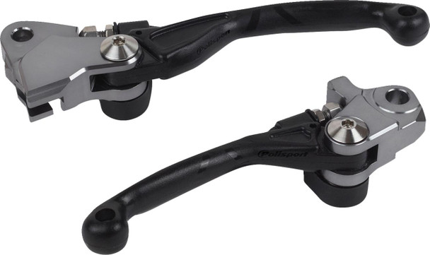  POLISPORT Pivot Unbreakable Lever Set - Black 8487200016 