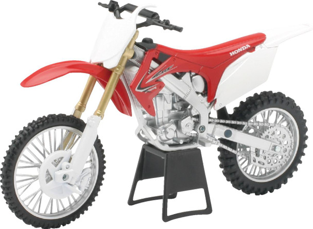  NEW RAY TOYS Honda CRF250R Dirt Bike - 1:12 Scale - Red/White/Black 57463 