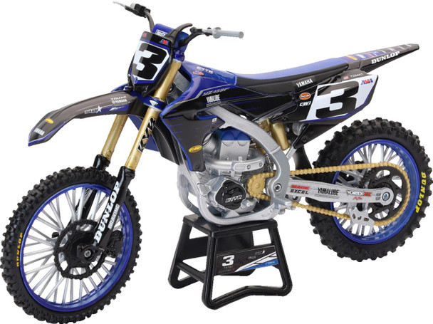  NEW RAY TOYS Yamaha Factory Race Team Bike - Eli Tomac - 1:12 Scale - Blue/Black 58323 