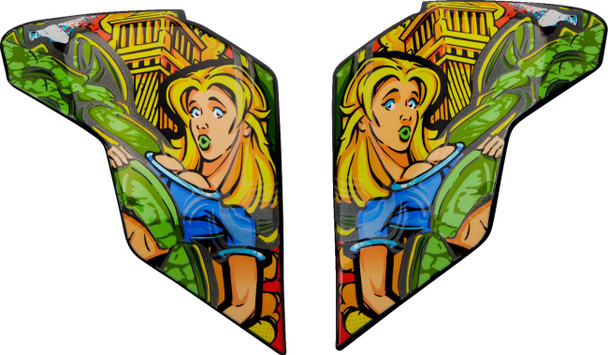  ICON Airflite* Side Plates - Bugoid Blitz - Blue 0133-1431 