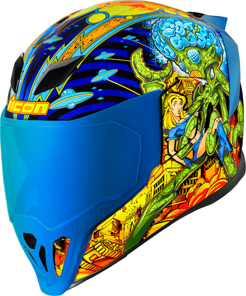ICON Airflite* Helmet - Bugoid Blitz - Blue - Large 0101-15549