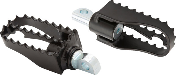  BURLY BRAND MX Mini Footpegs - Driver/Passenger - Black B13-1010B 
