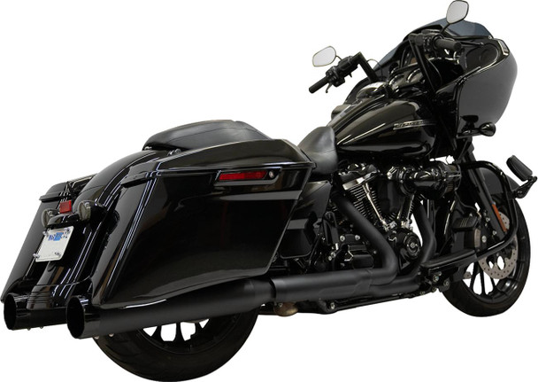  BASSANI XHAUST 4-1/2" Slip-On Mufflers - Black 1F745B 