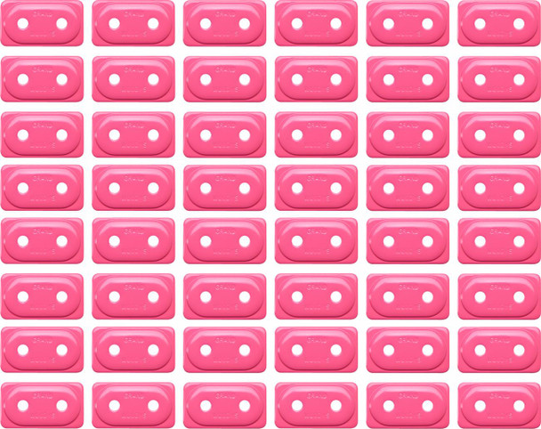 WOODY'S Woody's Double Grand Digger Support Plates Pink 48 Pack ADG-3820-48 