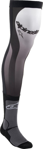  ALPINESTARS Knee Brace Socks - Black/White - Large/XL 4701324-12-LXL 