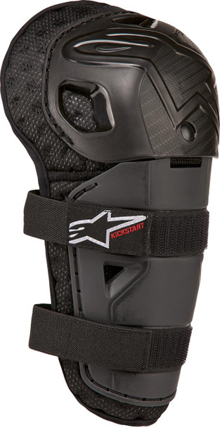  ALPINESTARS Youth Bionic Action Kickstart Guards - Knee - Black/Red 6540724-13-OS 