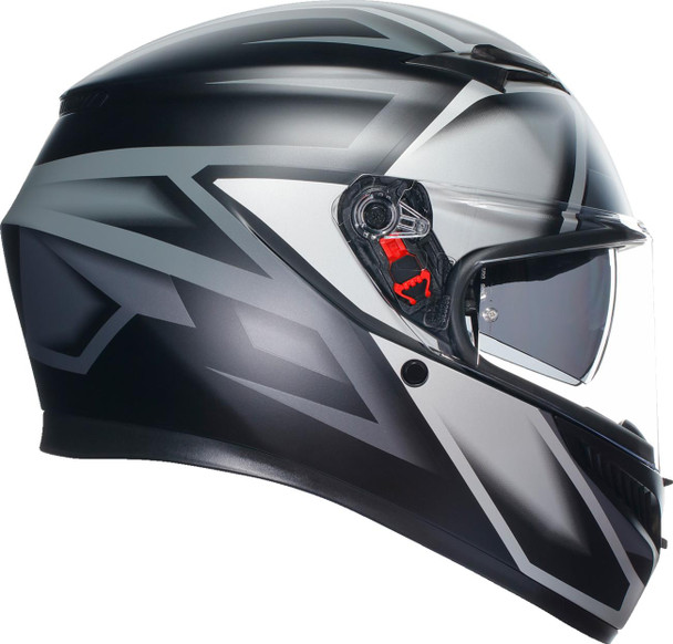  AGV K3 Helmet - Compound - Matte Black/Gray - Medium 2118381004008M 