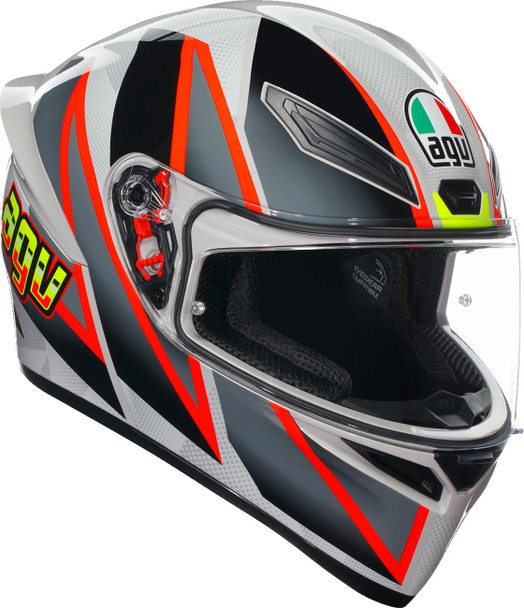  AGV K1 S Helmet - Blipper - Gray/Red - Small 2118394003030S 
