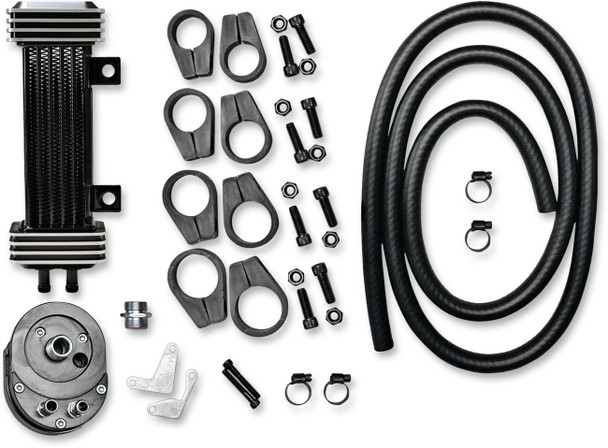  JAGG OIL COOLERS Oil Cooler Kit - Vertical - Deluxe 750-1000-0323 
