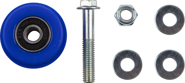 T.M. DESIGNWORKS Chain Roller - Kawasaki/Suzuki/Yamaha - Blue PLR-513-BU