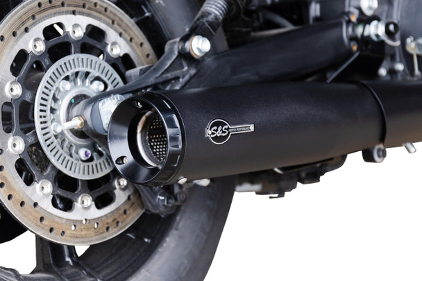  S&S CYCLE 2-into-1 Grand National Exhaust System - Black - 50-State 4111-266 
