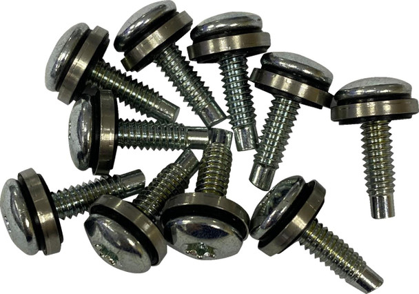  DRAG SPECIALTIES Mounting Kit - Fuel Pump Top Plate - Torx - Button-Head with Seal Washer - 1/2" - 10 Pack O39-0301Z 