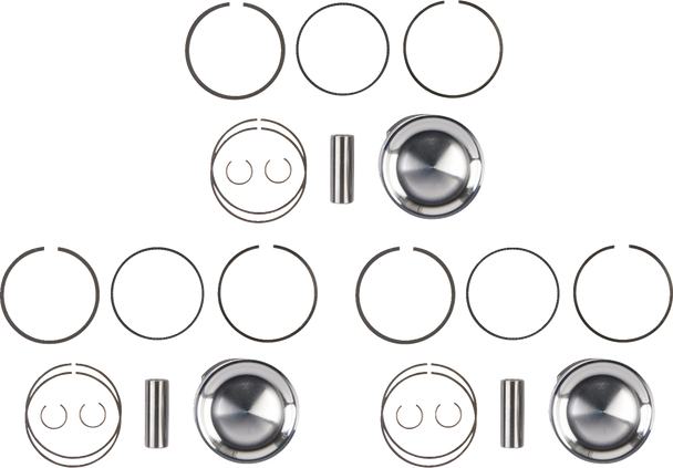 Wossner Piston Kit 73.94 mm Can-Am Maverick X3 2017-2023 K4040DA-3