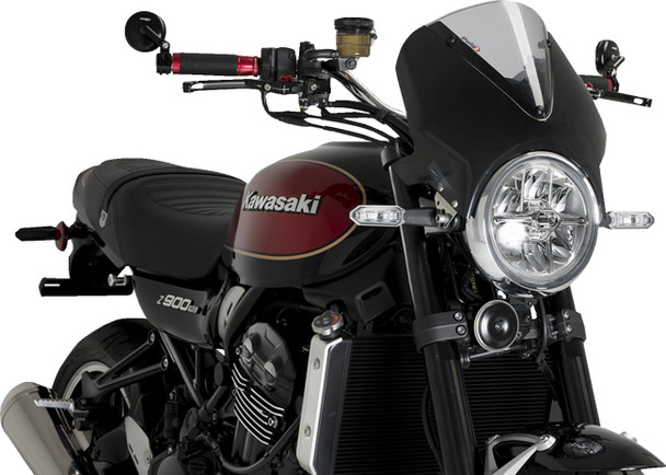  PUIG HI-TECH PARTS Windscreen - 13" - Black/Smoke - Z 900 RS 024NH 