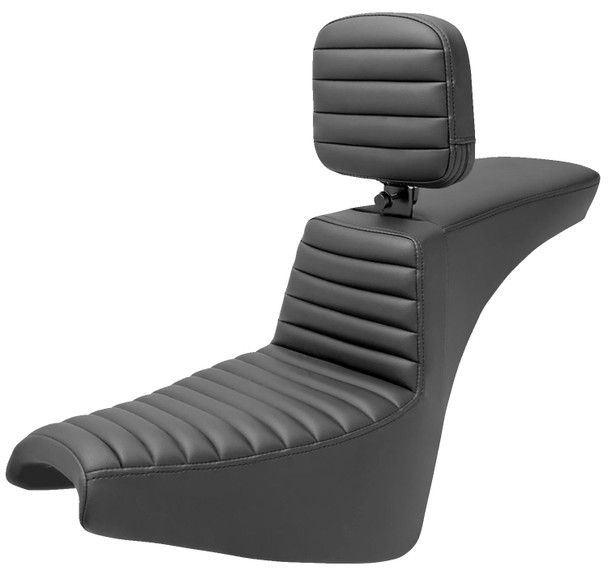  SADDLEMEN Tour Step-Up Seat - Rider Backrest - Tuck-n-Roll - FXBB/FXST '18-'23 818-30-191BR 