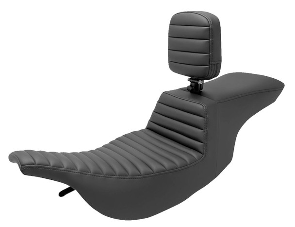  SADDLEMEN Tour Step-Up Seat - Rider Backrest - Tuck-n-Roll - FL '97-'07 897-07-191BR 